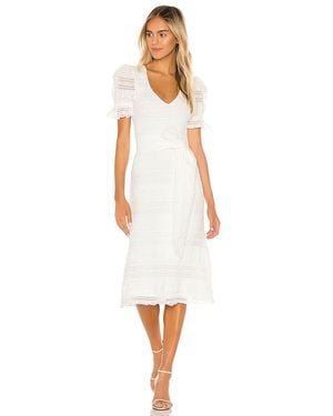 Tularosa Quinn Midi Dress - White