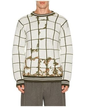 Pas Une Marque Moss-Knitted Jumper - Grey