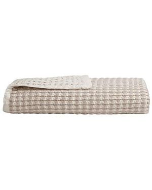 Parachute Waffle Cotton Throw - White