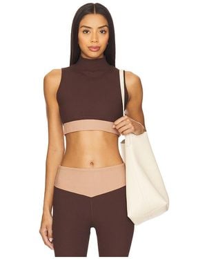 Year Of Ours Ribbed Contrast Bodhi Sports Bra - Orange