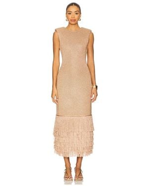 Aje. Breeze Knit Midi Dress - White