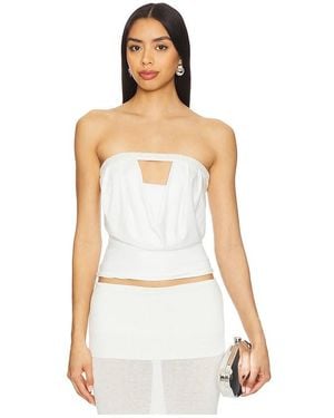 superdown Bea Tube Top - White