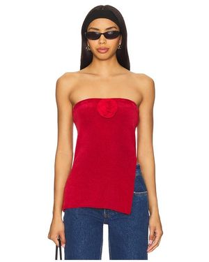 With Jean Belle Top - Red