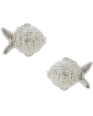 Frasier Sterling X For Love & Lemons Catch Of The Day Earrings - White