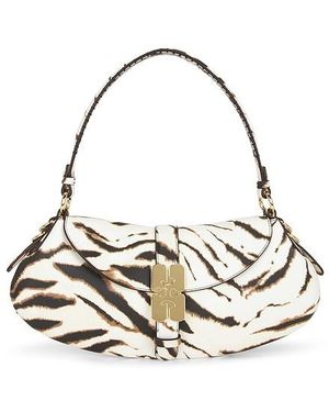 Ganni B-Kat Zebra Bag - White