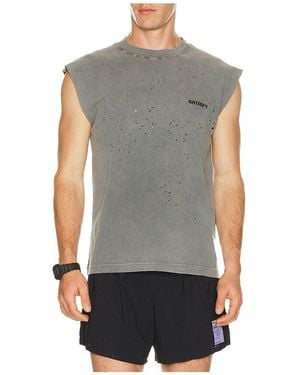 Satisfy Camiseta Mothtech En Color Negro Talla (Tambiãn En M, Xl) - Gris
