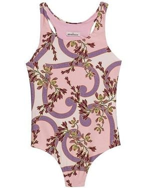 Agua Bendita Lecci Aura One Piece Swimsuit - White