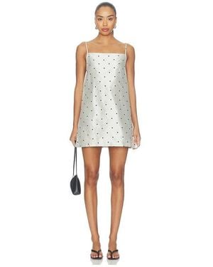 DONNI. The Taffeta Mini Dress - White