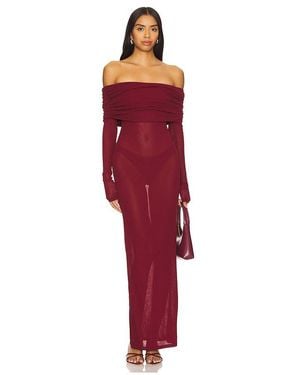 superdown Chantal Sheer Gown - Red