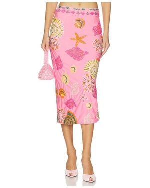 Oceanus New York Skirt - Pink