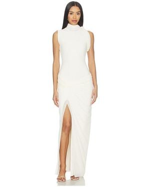 Et Ochs Imogen Knit Combo Gown - White