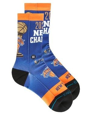 Stance Calcetines Altos Knicks 26 Champs En Color Azul Talla (También En M)