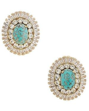Anton Heunis Stud With Clip Oval Earrings - Multicolour