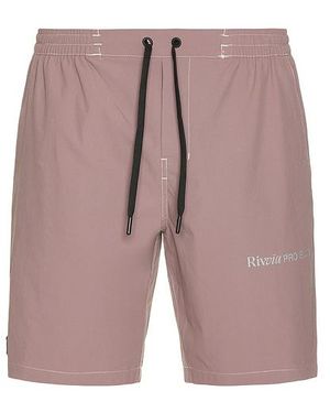Rivvia Projects Contrast Daily Ride Swim Short - Pink