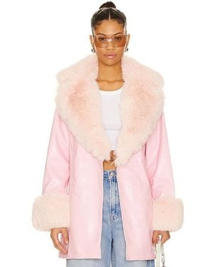Show Me Your Mumu Penny Lane Coat - Pink
