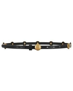 Madewell Skinny Studded Belt - Black