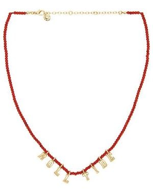 BaubleBar Collar De Cuentas University Of Alabama En Color Rojo Talla