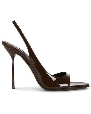 Paris Texas Lidia Slingback Sandal - Black
