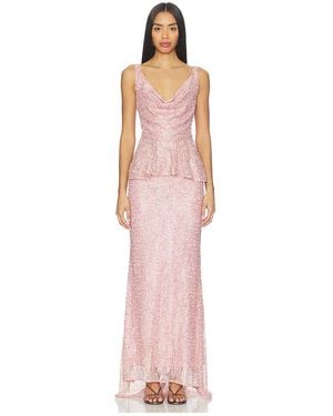 AKNVAS Maxivestido Klara En Color Rosado Talla (También En 10, 12, 2, 4, 6)