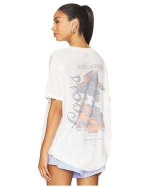 The Laundry Room Coors Banquet American Oversized Tee - White