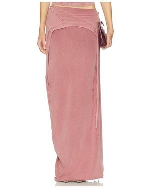 OTTOLINGER Slitted Maxi Skirt - Pink