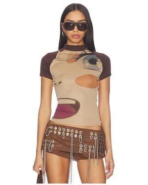 Lado Bokuchava Manga T-Shirt - Brown