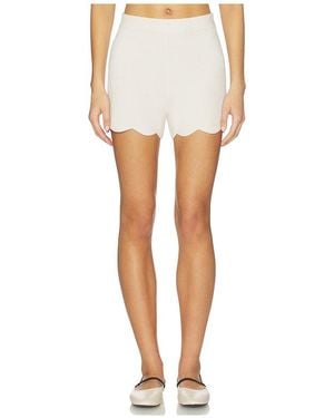 Barefoot Dreams Short Festoneado Ccul En Color Crema Talla (También En S, Xs, M) - Blanco
