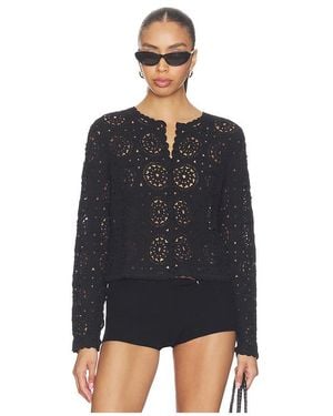 FRAME The Crochet Cardi - Schwarz
