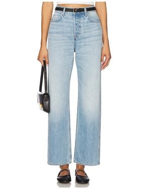 GRLFRND Graham High Rise Straight Short Inseam - Blue