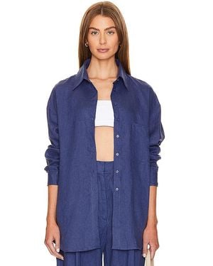 AEXAE Linen Shirt - Blue