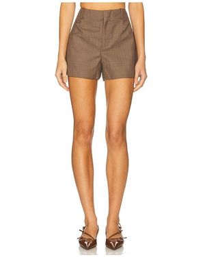 Cami NYC Jolie Plaid Short En Color Marrón Talla (También En 12, 8) - Multicolor