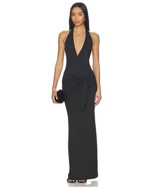 superdown Chloe Halter Maxi Dress in Red | Lyst