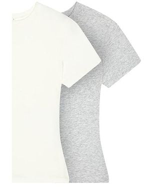 Skims Cotton Jersey 2 Pack T-Shirt - ホワイト