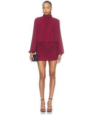 Amanda Uprichard Rosy Dress - Red