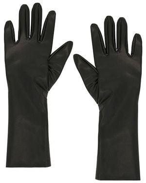 Norma Kamali Guantes Cortos En Color Negro Talla (También En Xs/S)