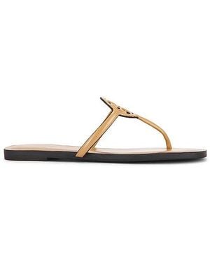 Tory Burch Miller Square Toe Flip Flop - White