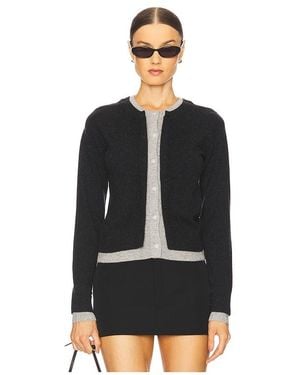 NAADAM Layered Cardigan - Black