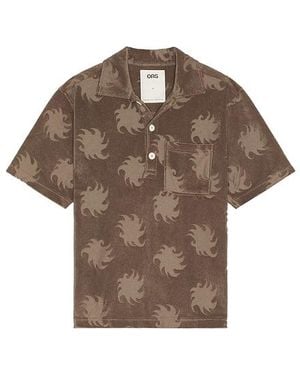 Oas Ember Girona Terry Shirt - Brown