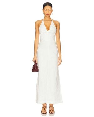 SIR. Alessandra Midi Dress - White