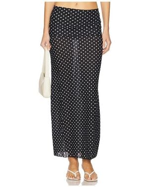 Indah Mickey Maxi Skirt - Black