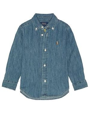Polo Ralph Lauren Hemd Chambray - Blau