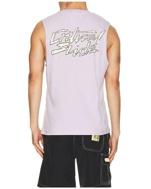 Critical Slide Electric Muscle Tank - White