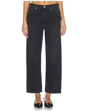 RE/DONE Ollie Wide Leg Jeans - Black