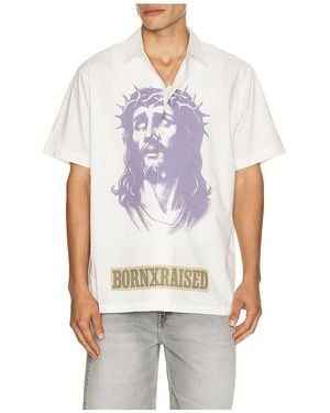Born X Raised Salvation Button Up - White