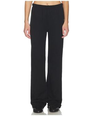 ÉTERNE Straight Leg Sweatpant - Black