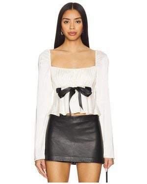 Stone Cold Fox X Revolve Lucky Top - White
