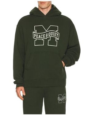 Museum of Peace & Quiet Banner Hoodie - Green