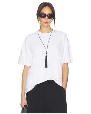 PERFECTWHITETEE Camryn Oversized Heavy Cotton Tee - White