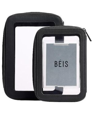 BEIS The Inflight Cosmetic Case Set - Black