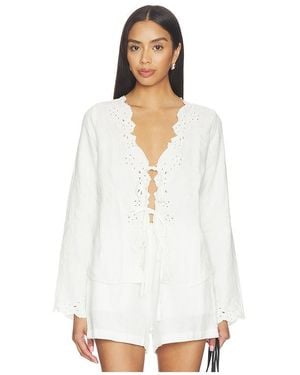 Rails Fleur Top - White